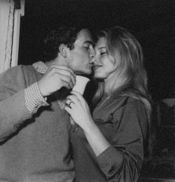 bcollis:  Brigitte Bardot and Sami Frey 