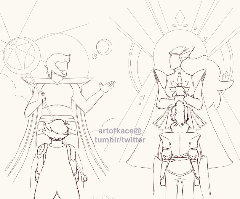 artofkace:and here’s some other misc old sketches! Scortra babies, high expectations,