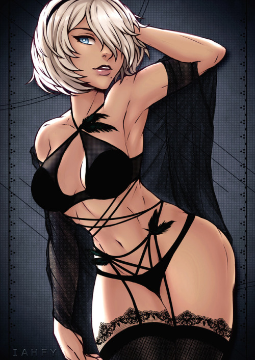 iahfy: modern 2B that took 4ever I have a problem ;w; variation set preview +++ 