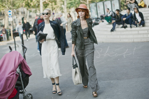 Paris Fashion Week 2015 S/S Street style. Day 2