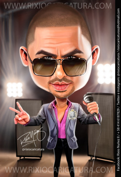 rixiocaricaturaphoto:  Larry Hernandez Cantante