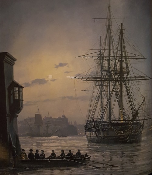 ltwilliammowett: Cover artwork for Treason’s Harbour. Surprise moored in Grand Harbour, Malta