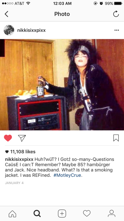 heroin-diary: Nikki roasting his younger self on instagram is what I live for.