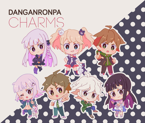 smallpandi: Danganronpa Charms Pre-order!  ⭐ Preorders will be available until October 20th ⭐ http:/