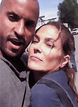 Ricky Whittle and Paige Turco on Periscope with special guests Lindsey Morgan and Sachin Sahel! [x]