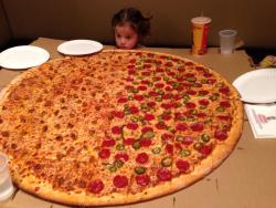 foodhumor:    She asked for the biggest pizza