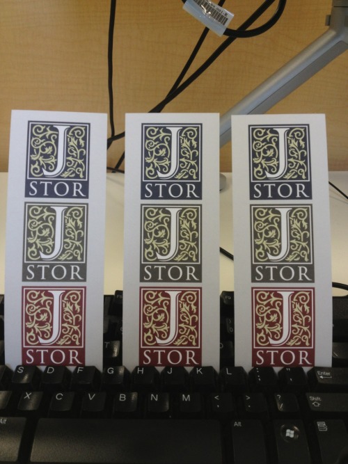 Stop by ALA booth 2026 to pick up your new JSTOR bookmarks! (Not recommended for keyboard use, but n