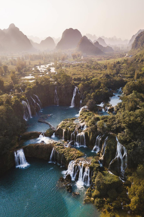 wearevanity:The Ban Gioc–Detian Falls in Vietnam by Brayden Hall | WAV