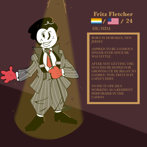 Another AU Fritz: Meet Casino!Fritz, Otherwise Known As Fritz Fletcher.