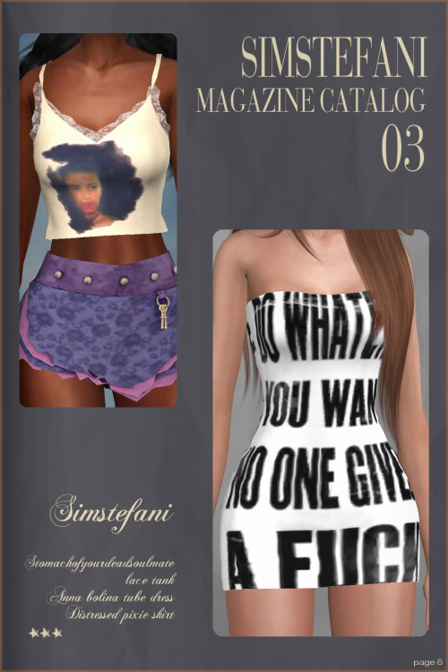 ☆ SIMSTEFANI MAGAZINE: CATALOG #03 ☆~  ★。 、・'゜☆。.:*:・’ 、・'゜☆。.:*:・’ ゜★.:* ~ &n