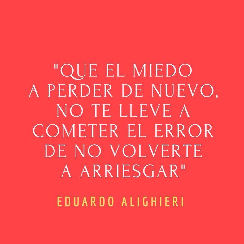 Perder hace parte de ganar, aprender y crecer.... - Eduardo Alighieri