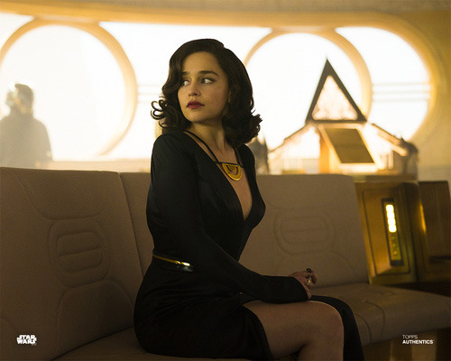 adoringemiliaclarke:Emilia Clarke as Qi'ra in Solo: A Star Wars Story (2018)