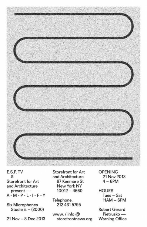 garadinervi:  Robert Gerard Pietrusko, 2013; from Six Microphones, LINE (digital edition) 