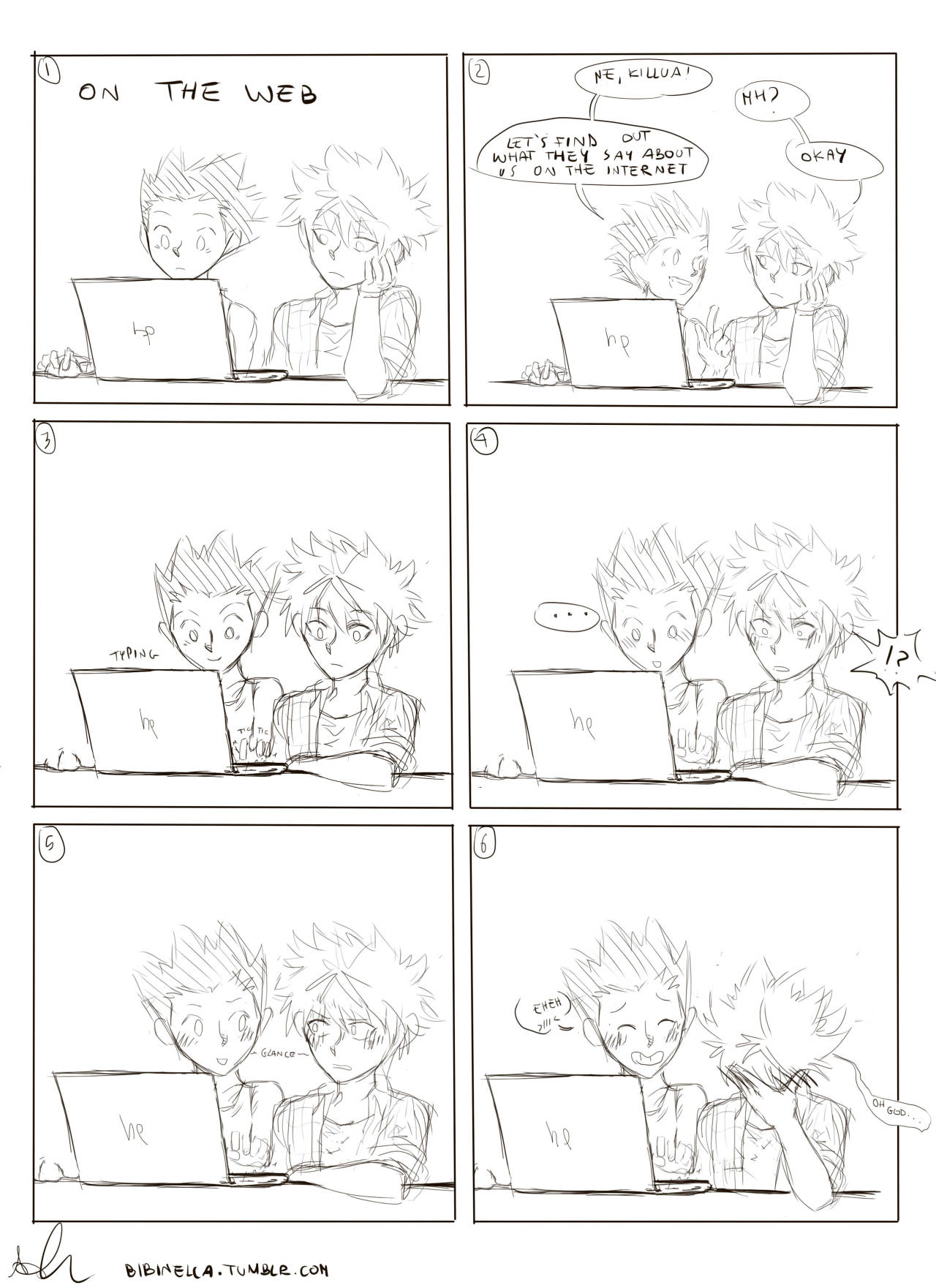 bibinella:  They found out the Kirugon fandom/  From left to right! 