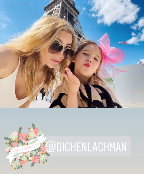 Instagram posts for Dichen Lachman’s Mother’s Day on May 8th (via, via)