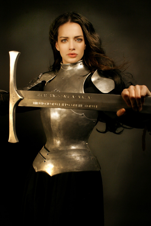 Inspiration - Women in Armour Sword Photography  Model/Actress: Nicole Leigh Jones Copyright: &