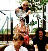 rosendealberto:  The Game of Thrones cast does the ALS Ice Bucket Challenge (donate:
