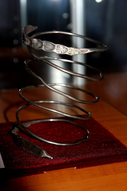 Dacian silver bracelet, 2nd century BC - 1st century AD. Photo taken by Cristian Chirita while on di