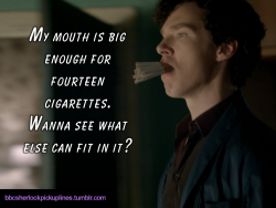 “My mouth is big enough for fourteen