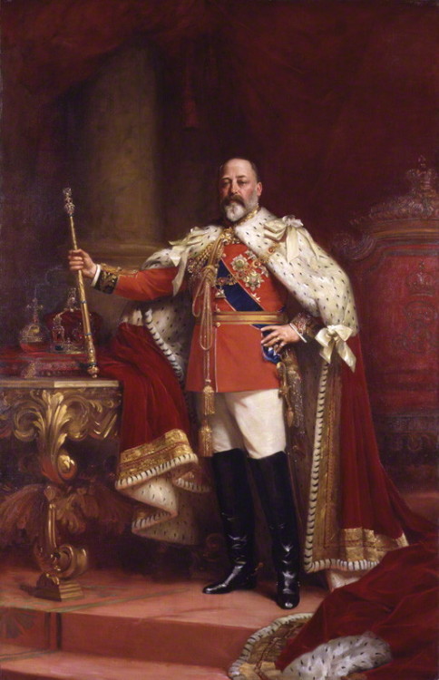 Edward VIIReplica by Sir (Samuel) Luke FildesOil on canvas, 1902