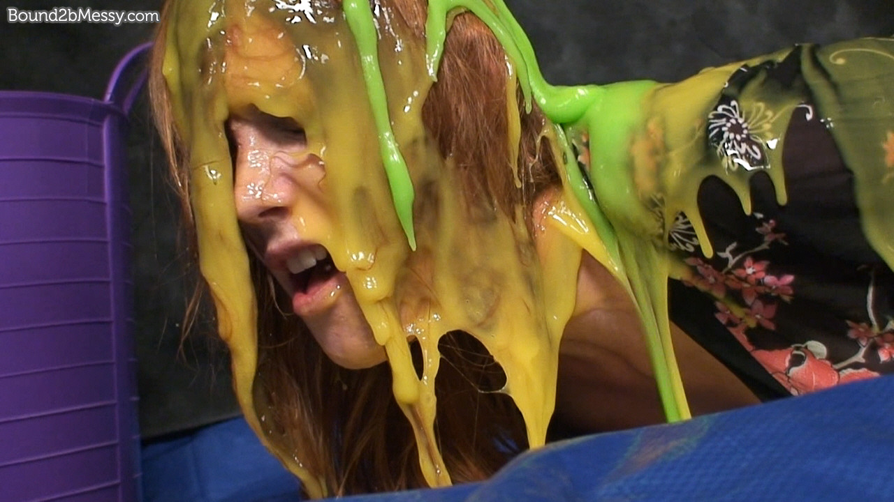 wampicsandgifs:  Fi Stevens Dreams of Slime @ Bound2bMessy.com