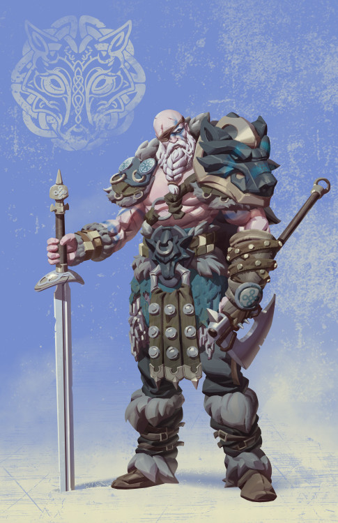 thecollectibles:  Wolf Tribe Viking by seungho lee  