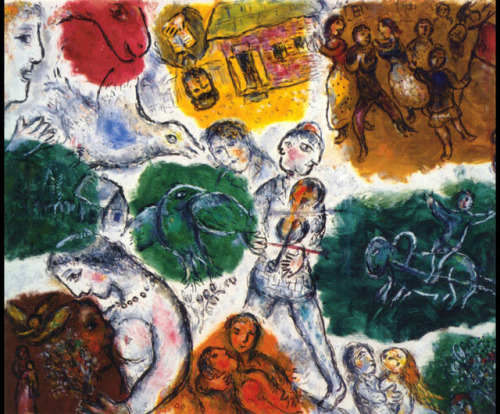 surrealism-love: Composition, 1976, Marc ChagallSize: 81x100 cmMedium: oil on canvas