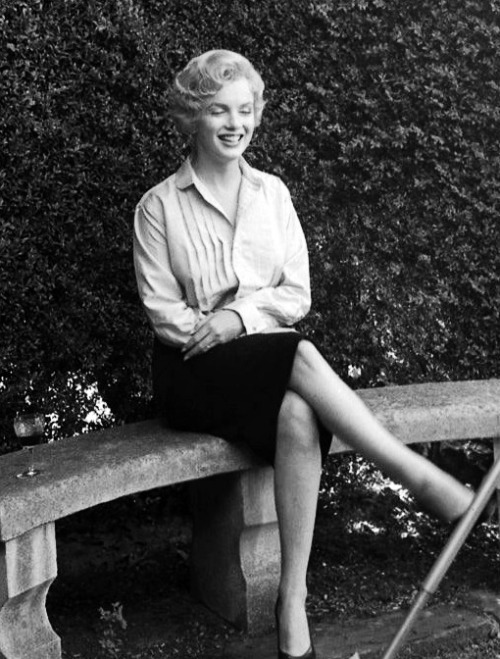 :  Marilyn Monroe in 1956 © Milton Greene. 