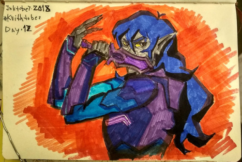  Day 12 - Whale / Galra Keith (because it sounds like “Kit” in UA, and Kit = Keith. Comp