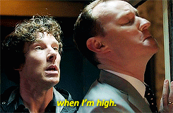 gaytectivesinactive-deactivated:Mycroft, don’t say another word, just go; he could snap you in two, 