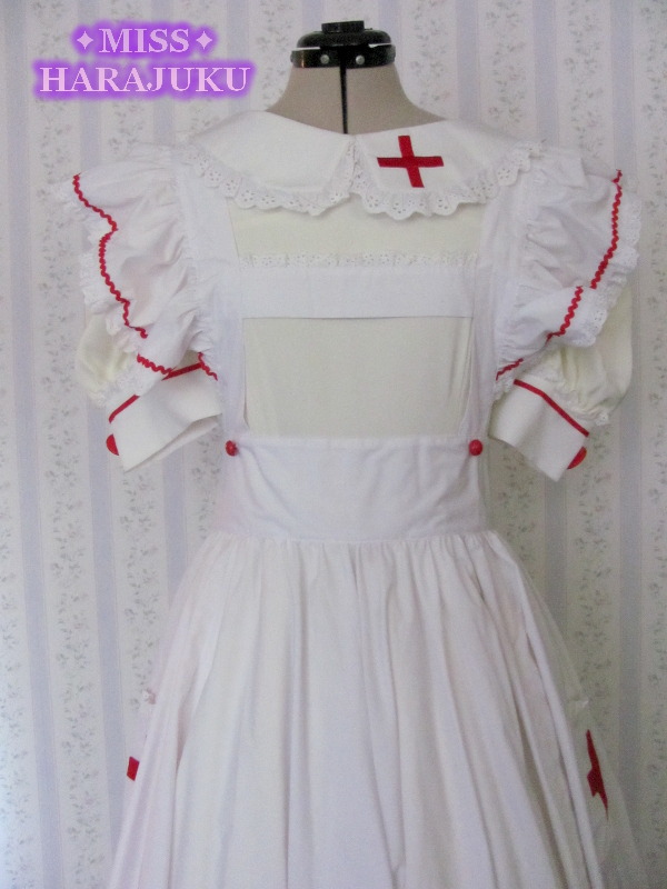 happyun-birthday:  miss-harajuku:  Milky Ange ✩ Nurse Maid Halfrida Set Looking