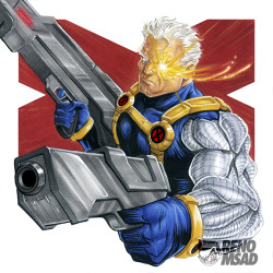 tastingcolors:  #Cable aka #NathanSummers from Marvel vs Capcom by Reno Msad.