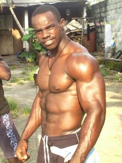 afrobangala:  Alpha Male from Gabon…He’s