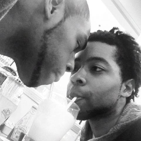 fckyeahblackgaycouples:  I’m Ru my boyfriend name is Mike, we met off twitter (I know it’s weird lol) one night everybody was talking about what xman they wanted to be and he jumped in my mentions, then I jumped in his dms and the rest is history