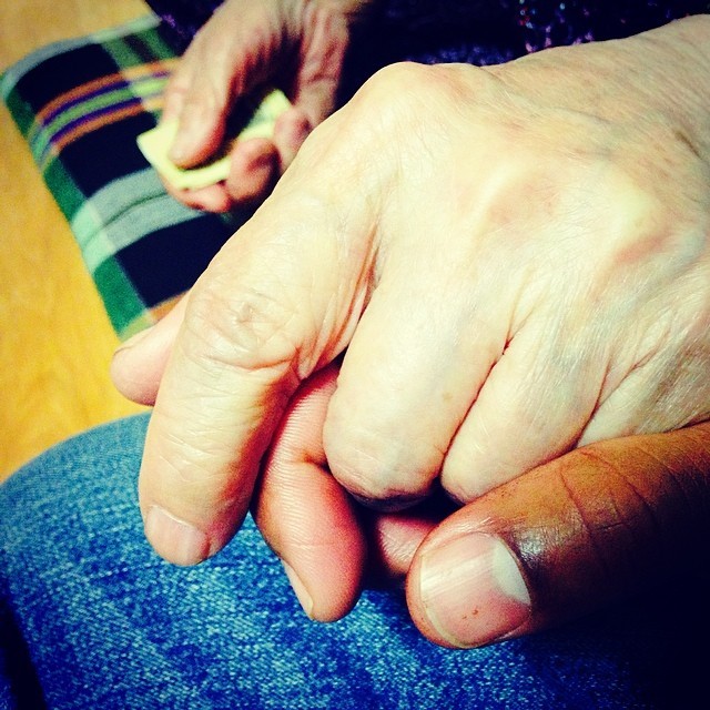 Holding Grandmother’s Hand #love #family #godisgood