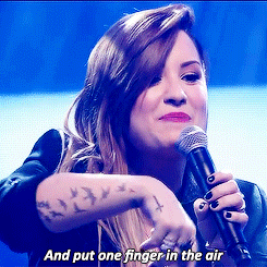 thatsdemis-blog:Now if we meet out on the street I won’t be running scared…