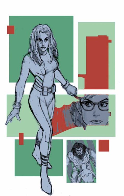 The Birds of Prey by Phil Noto // DC Comics porn pictures