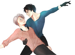 alliando:  things i need: couple dancing and confident yuri from the ending credits  