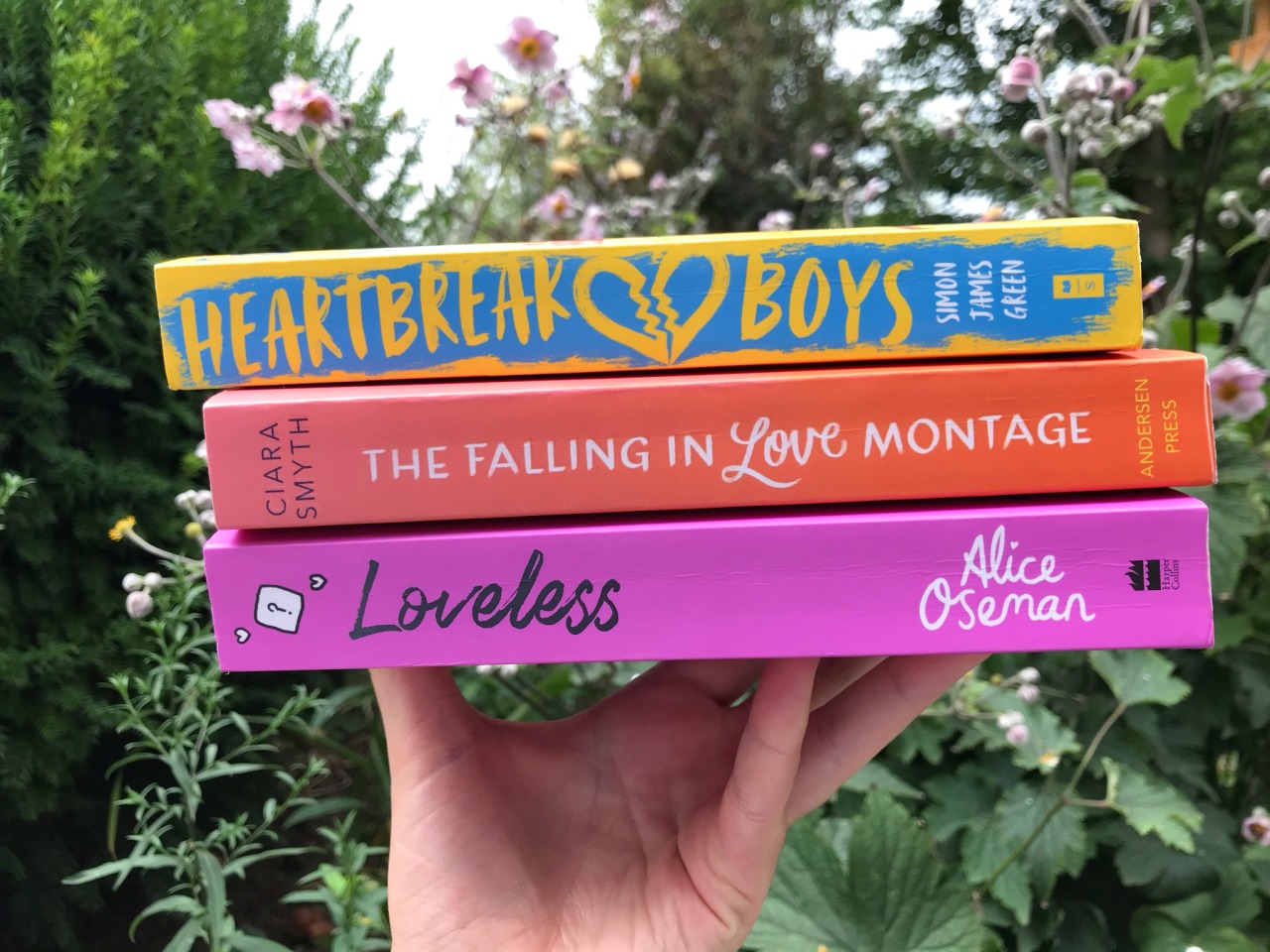 bookstack, heartbreak boys, the falling in love montage and loveless