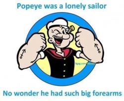 …. I feel your pain Popeye…