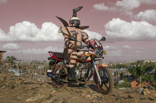 Photographer Jan Hoek collaborated with Ugandan-Kenyan fashion designer Bobbin Case on a project foc