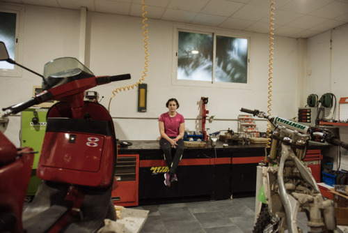 Ana Carrasco // Motorcycle racer, shot for YoDona Magazine at her town in Murcia, Spain.