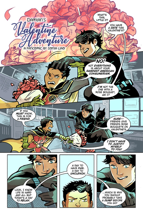 sonialiao:And then they ate so many cupcakes Damian got sick and Jon had to fly him home bahaha. I j