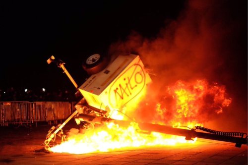 1 February 2017 - Anti-fascist protest at UC Berkley