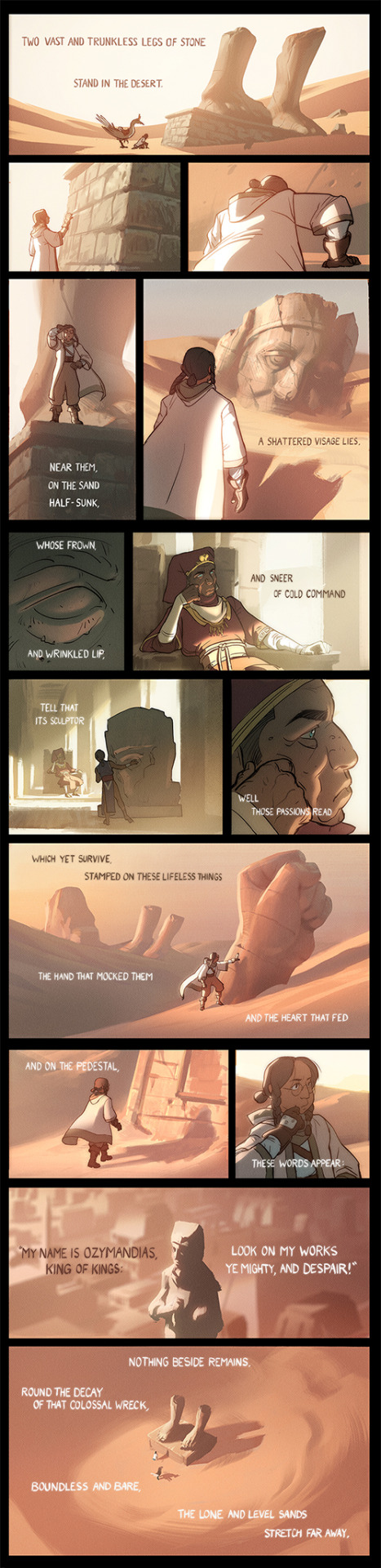 Its Finally, Finally Here *___*After Months Of Work, Heres My First Comic Ever,Ozymandias, Based On The
