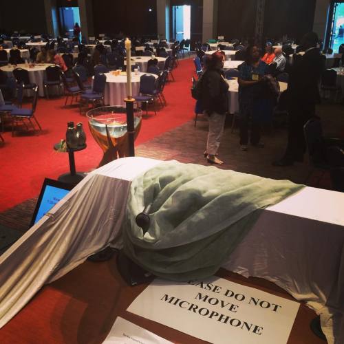 #ViewFromThePulpit with the New England Synod #ELCA #NESA16 (at MassMutual Center)