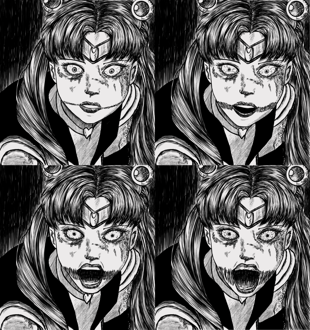 Redraw of Tomie from the Junji Ito Collection anime : r/junjiito