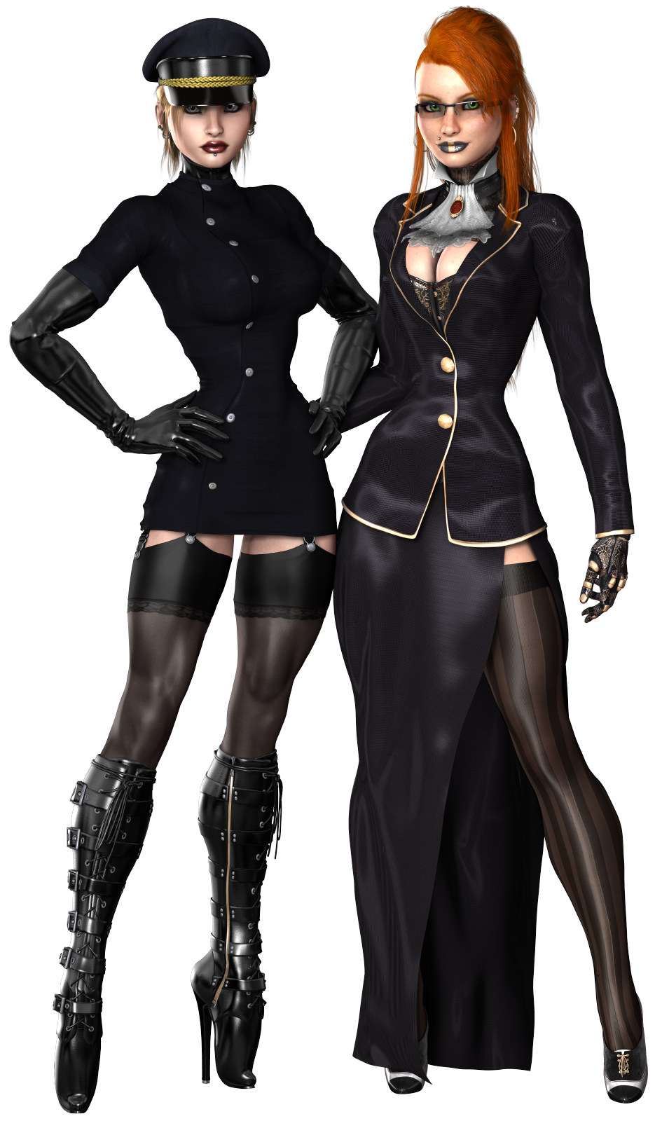 idelacio:  Lexi and Mercy in various states of undress showing the bits and pieces.Last