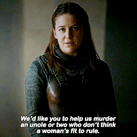 queendaenerys:Your ancestors defeated ours and took the Iron Islands. We ask you to give them back.