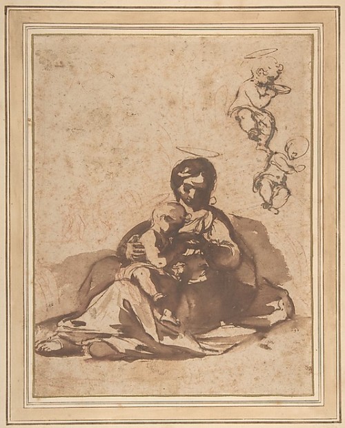 Studies for a Rest on the Flight into Egypt - Rutilio Manetti